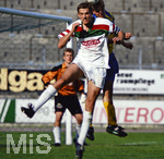 1992  Fussball, A-Jugend FC Augsburg, der jetzige Mainzer Trainer Thomas Tuchel (Augsburg) als A-Jugendlicher im Zweikampf.

