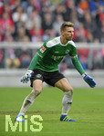 14.05.2016, Fussball 1.Bundesliga 2015/2016, 34.Spieltag, FC Bayern Mnchen - Hannover 96, in der Allianz-Arena Mnchen. Ron-Robert Zieler (Hannover) .