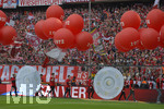 14.05.2016, Fussball 1.Bundesliga 2015/2016, 34.Spieltag, FC Bayern Mnchen - Hannover 96, in der Allianz-Arena Mnchen. Deutscher Meister Bayern feiert den Titel. Groe Meisterschalen