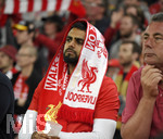 18.05.2016,  Fussball Europa-League Finale 2016, FC Liverpool - FC Sevilla, im Stadion St. Jacobs-Park in Basel (Schweiz). Frustrierter Liverpooler Fan.