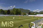 25.05.2016,  Fussball DFB-Nationalmannschaft, Vorbereitung zur EM-2016, Trainingslager in Ascona im Tessin (Schweiz). Der Trainingsplatz ist bereit.