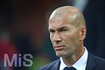 28.05.2016,  Fussball Champions-League Finale 2016, Real Madrid - Atletico Madrid, im Guiseppe Meazza Stadion in Mailand (Italien). Trainer Zinedine Zidane (Real Madrid) 