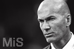 28.05.2016,  Fussball Champions-League Finale 2016, Real Madrid - Atletico Madrid, im Guiseppe Meazza Stadion in Mailand (Italien). Trainer Zinedine Zidane (Real Madrid) 