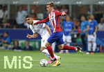 28.05.2016,  Fussball Champions-League Finale 2016, Real Madrid - Atletico Madrid, im Guiseppe Meazza Stadion in Mailand (Italien). v.l. Casemiro (Real Madrid) gegen Antoine Griezmann (Atletico Madrid) 