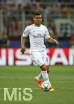 28.05.2016,  Fussball Champions-League Finale 2016, Real Madrid - Atletico Madrid, im Guiseppe Meazza Stadion in Mailand (Italien). Casemiro (Real Madrid) 