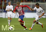 28.05.2016,  Fussball Champions-League Finale 2016, Real Madrid - Atletico Madrid, im Guiseppe Meazza Stadion in Mailand (Italien). v.l. Fernando Torres (Atletico Madrid) gegen Casemiro (Real Madrid) 