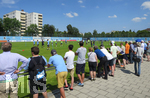 25.06.2016, Fussball 2.Bundesliga 2016/2017, TSV 1860 Mnchen, Trainingsauftakt an der Grnwalderstrasse. Zahlreiche Zuschauer verfolgen das Training.