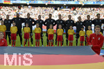 26.06.2016, Fussball EM-2016 Frankreich, Achtelfinale, Deutschland - Slowakei, im im Grand Stade in Lille, Die Deutsche Mannschaft stellt sich auf. 