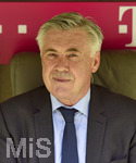 11.07.2016,  Fussball 1. Liga 2016/2017, FC Bayern Mnchen,  Pressekonferenz des neuen Trainers Carlo Ancelotti (Bayern Mnchen). Trainer Carlo Ancelotti (Bayern Mnchen).