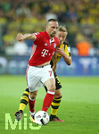 14.08.2016,   DFL Supercup 2016, Borussia Dortmund - FC Bayern Mnchen, im Signal Iduna Park Dortmund. v.l. Franck Ribery (Bayern Mnchen) gegen Felix Passlack (Dortmund) 