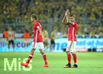 14.08.2016,   DFL Supercup 2016, Borussia Dortmund - FC Bayern Mnchen, im Signal Iduna Park Dortmund. v.l. Thomas Mller (Bayern Mnchen) und Arturo Vidal (Bayern Mnchen) 