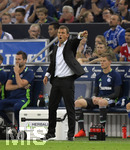 09.09.2016,  Fussball 1.Liga 2016/2017, 2.Spieltag, FC Schalke 04 - FC Bayern Mnchen in der Veltins-Arena auf Schalke. Trainer Markus Weinzierl (FC Schalke 04) in Rage.