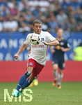 17.09.2016, Fussball 1.Bundesliga 2016/2017, 3.Spieltag, Hamburger SV - RB Leipzig, im Volksparkstadion Hamburg. Nicolai Mller (Hamburg) 