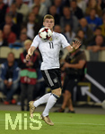 04.09.2017, Fussball WM-Qualifikation, 8.Spieltag, Deutschland - Norwegen, in Stuttgart, Mercedes-Benz-Arena. Timo Werner (Deutschland) am Ball.
