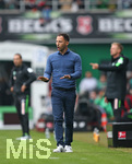 16.09.2017, Fussball 1. Bundesliga 2017/2018, 4. Spieltag, SV Werder Bremen - FC Schalke 04, im Weserstadion Bremen. Trainer Domenico Tedesco (Schalke) 