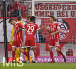 14.10.2017,  Fussball 1.Liga 2017/2018, 8.Spieltag, FC Bayern Mnchen - SC Freiburg, in der Allianz Arena Mnchen. re: Torjubel zum 1:0, Thomas Mller (FC Bayern Mnchen).
