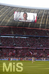 14.10.2017,  Fussball 1.Liga 2017/2018, 8.Spieltag, FC Bayern Mnchen - SC Freiburg, in der Allianz Arena Mnchen. Thomas Mller (FC Bayern Mnchen) auf der Videoleinwand.