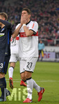 13.01.2018,  Fussball 1.Liga 2017/2018, 18.Spieltag, VfB Stuttgart - Hertha BSC Berlin, in der Mercedes-Benz-Arena Stuttgart. Mario Gomez (Stuttgart) frustriert.
