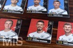 17.06.2018, REWE-Sammelkarten zur Fussball WM-2018 in Russland,  Der kleine DFB-Fan Lars Schssler aus Mindelheim (Bayern) sammelt begeistert die Karten. (Modelreleased!) 