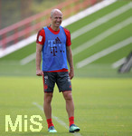 12.07.2018, Fussball 1. Bundesliga 2018/2019, FC Bayern Mnchen, Training an der Sbenerstrasse in Mnchen. Arjen Robben (FC Bayern Mnchen).