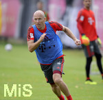 12.07.2018, Fussball 1. Bundesliga 2018/2019, FC Bayern Mnchen, Training an der Sbenerstrasse in Mnchen. Arjen Robben (FC Bayern Mnchen) 