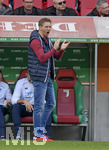 07.04.2019, Fussball 1. Bundesliga 2018/2019, 28. Spieltag, FC Augsburg - TSG 1899 Hoffenheim, in der WWK-Arena Augsburg. Trainer Julian Nagelsmann (Hoffenheim) 
 

 
