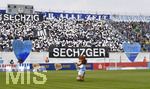 13.04.2019, Fussball 3. Bundesliga 2018/2019, 33. Spieltag, TSV 1860 Mnchen - Preuen Mnster, im Grnwalder Stadion Mnchen.   sechzig im Sechzger

 
