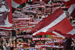 25.05.2019, Fussball DFB-Pokalfinale 2019, RB Leipzig - FC Bayern Mnchen, im Olympiastadion Berlin, Die Bayern Fans verwandeln das Stadion in ein rot weisses Meer aus Schals.

 
