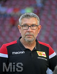 24.08.2019, Fussball 1. Bundesliga 2019/2020, 2.Spieltag, FC Augsburg - 1.FC Union Berlin, in der WWK-Arena Augsburg.  Trainer Urs Fischer (Union Berlin).

