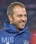 09.11.2019, Fussball 1. Bundesliga 2019/2020, 11.Spieltag, FC Bayern Mnchen - Borussia Dortmund, in der Allianz-Arena Mnchen. Trainer Hans-Dieter Flick (FC Bayern Mnchen) zufrieden.


