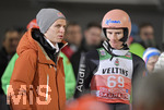 28.12.2019, Skispringen Vierschanzentournee Oberstdorf Training an der Schattenbergschanze, v.li: Andreas Wellinger (GER) mit Karl Geiger (GER)