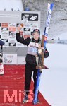 01.01.2020, Skispringen Vierschanzentournee, Neujahrsspringen in Garmisch Partenkirchen auf der groen Olympiaschanze, Marius Lindvik  (Norwegen) jubelt.
