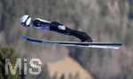 01.01.2020, Skispringen Vierschanzentournee, Neujahrsspringen in Garmisch Partenkirchen auf der groen Olympiaschanze,  Simon Ammann (Schweiz) in der Luft.