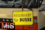 25.03.2024 , Ein Skilift in Grasgehren im Allgu,  Schild: reserviert fr Busse