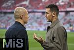 30.04.2024,  Fussball UEFA Championsleague 2023/2024: Halbfinale,  FC Bayern Mnchen - Real Madrid, in der Allianz-Arena Mnchen.  (L-R) Arjen Robben und Miroslav Klose


