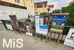 18.05.2022, Bad Wrishofen, Werbeplakate zeigen wieder vermehrt Konzerte und Veranstaltungen in der Stadt nach der Corona-Pandemie. 