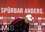 27.05.2023, Fussball 1. Bundesliga 2022/2023, 34.Spieltag, 1.FC Kln - FC Bayern Mnchen, Rhein-Energie-Stadion Kln, Trainer Thomas Tuchel (FC Bayern Mnchen) nachdenklich Pressekonferenz nach dem Spiel. Fr ihn fhlt es sich nun Sprbar anders an nach der Entlassung der Sportlichen Fhrung mit Kahn und Salihamidzic.

