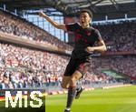 27.05.2023, Fussball 1. Bundesliga 2022/2023, 34.Spieltag, 1.FC Kln - FC Bayern Mnchen, Rhein-Energie-Stadion Kln, Torjubel ber seinen entscheidenden Treffer zum 2:1 Sieg in der Nachspielzeit, Jamal Musiala (FC Bayern Mnchen) 

