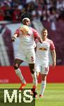 27.05.2023, Fussball 1. Bundesliga 2022/2023, 34. Spieltag, RB Leipzig - FC Schalke 04, in der Red Bull Arena Leipzig. Mohamed Simakan (RB Leipzig)


