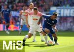 27.05.2023, Fussball 1. Bundesliga 2022/2023, 34. Spieltag, RB Leipzig - FC Schalke 04, in der Red Bull Arena Leipzig. (L-R) Willi Orban (RB Leipzig) gegen Rodrigo Zalazar (Schalke 04)


