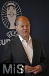 03.06.2024, Fussball Europameisterschaft 2024,  Besuch von Bundeskanzler Olaf Scholz im EM-Stadion Mnchen Fuball Arena. Bundeskanzler Olaf Scholz (Deutschland) 
