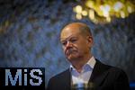03.06.2024, Fussball Europameisterschaft 2024,  Besuch von Bundeskanzler Olaf Scholz im EM-Stadion Mnchen Fuball Arena.   
