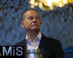 03.06.2024, Fussball Europameisterschaft 2024,  Besuch von Bundeskanzler Olaf Scholz im EM-Stadion Mnchen Fuball Arena.   
