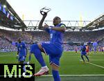 25.06.2024, Fussball UEFA EURO 2024, Vorrunde, 3.Spieltag, Frankreich - Polen, im BVB-Stadion in Dortmund, Kylian Mbappe (Frankreich) jubelt


