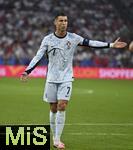 26.06.2024, Fussball UEFA EURO 2024, Vorrunde, 3.Spieltag, Georgien - Portugal, in der Arena AufSchalke Gelsenkirchen,    Cristiano Ronaldo (Portugal) unzufrieden.

