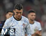 26.06.2024, Fussball UEFA EURO 2024, Vorrunde, 3.Spieltag, Georgien - Portugal, in der Arena AufSchalke Gelsenkirchen,    Cristiano Ronaldo (Portugal) ist nach dem Spiel enttuscht.

