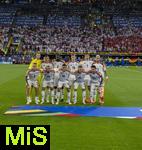 29.06.2024, Fussball UEFA EURO 2024, Achtelfinale, Deutschland - D�nemark, in der BVB-Arena Dortmund, Das Mannschaftsbild:Vordere Reihe v.l. David Raum (Deutschland), Leroy Sane (Deutschland), Jamal Musiala (Deutschland), Joshua Kimmich (Deutschland) und Ilkay G�ndogan (Deutschland) Hintere Reihe v.l. Torwart Manuel Neuer (Deutschland), Toni Kroos (Deutschland), Antonio R�diger (Deutschland), Nico Schlotterbeck (Deutschland), Kai Havertz (Deutschland) und Robert Andrich (Deutschland) 