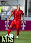 24.07.2024, Fussball 1. Bundesliga 2024/2025, Testspiel im Trainingslager des FC Bayern Mnchen in Rottach-Egern am Tegernsee am Sportplatz Birkenmoos, FC Rottach Egern - FC Bayern Mnchen, Bryan Zaragoza (FC Bayern Mnchen) am Ball 