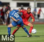 24.07.2024, Fussball 1. Bundesliga 2024/2025, Testspiel im Trainingslager des FC Bayern Mnchen in Rottach-Egern am Tegernsee am Sportplatz Birkenmoos, FC Rottach Egern - FC Bayern Mnchen, re: Noussair Mazraoui (FC Bayern Mnchen) 
