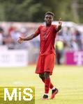 24.07.2024, Fussball 1. Bundesliga 2024/2025, Testspiel im Trainingslager des FC Bayern Mnchen in Rottach-Egern am Tegernsee am Sportplatz Birkenmoos, FC Rottach Egern - FC Bayern Mnchen, NOEL ASEKO NKILI (FC Bayern Mnchen)
